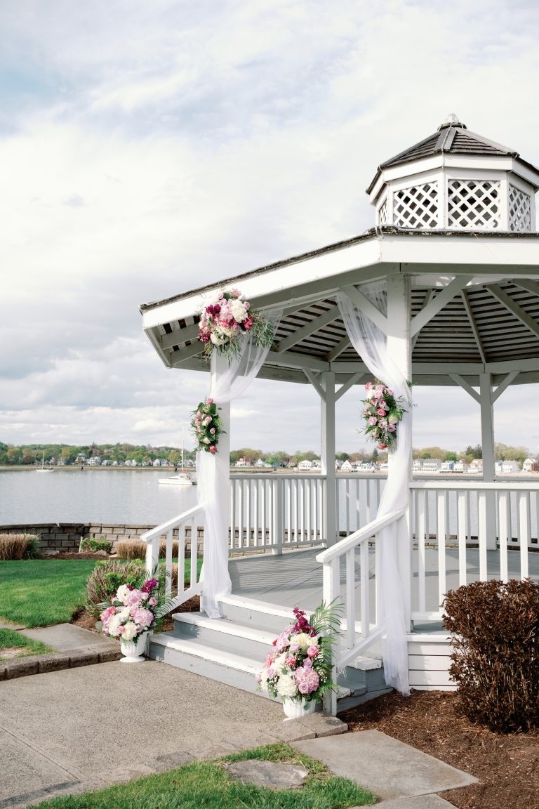 Waterfront grounds on Morris Cove