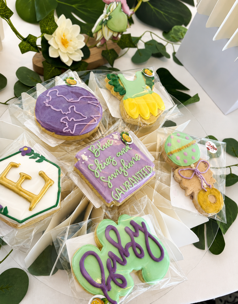 Custom baby shower celebration at Amarante's Sea Cliff