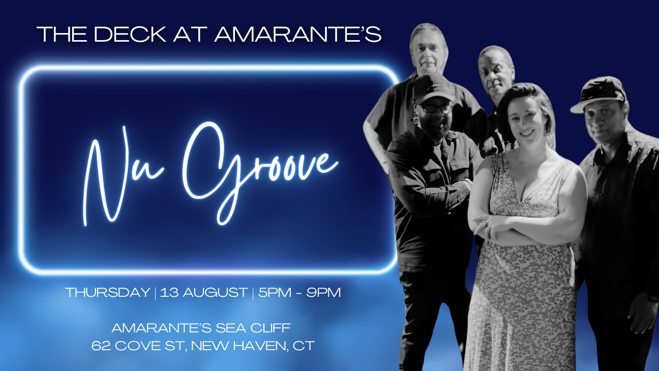 Nu Groove performing live music at The Deck at Amarante’s Sea Cliff