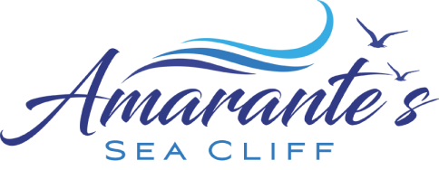 Amarante's Sea Cliff logo, navy
